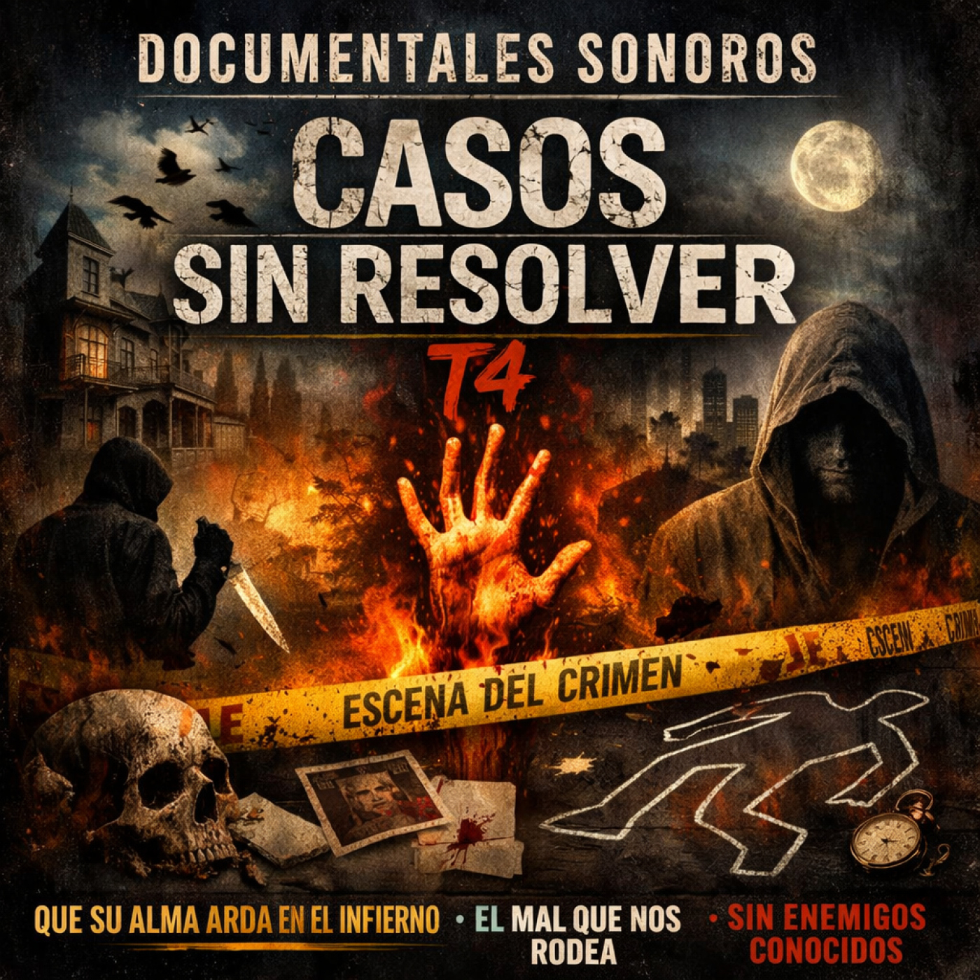 Casos sin resolver T4: Que su alma arda en el infierno · El mal que nos rodea · Sin enemigos conocidos