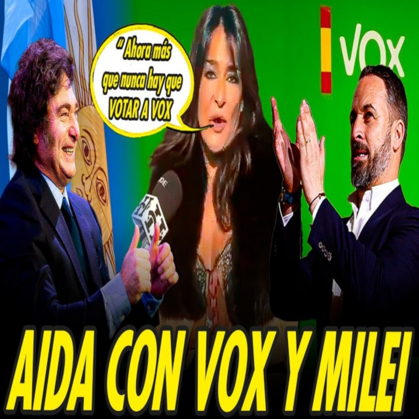AÍDA NIZAR AHORA ES DE VOX, DE MILEI Y DE NO PAGAR IMPUESTOS