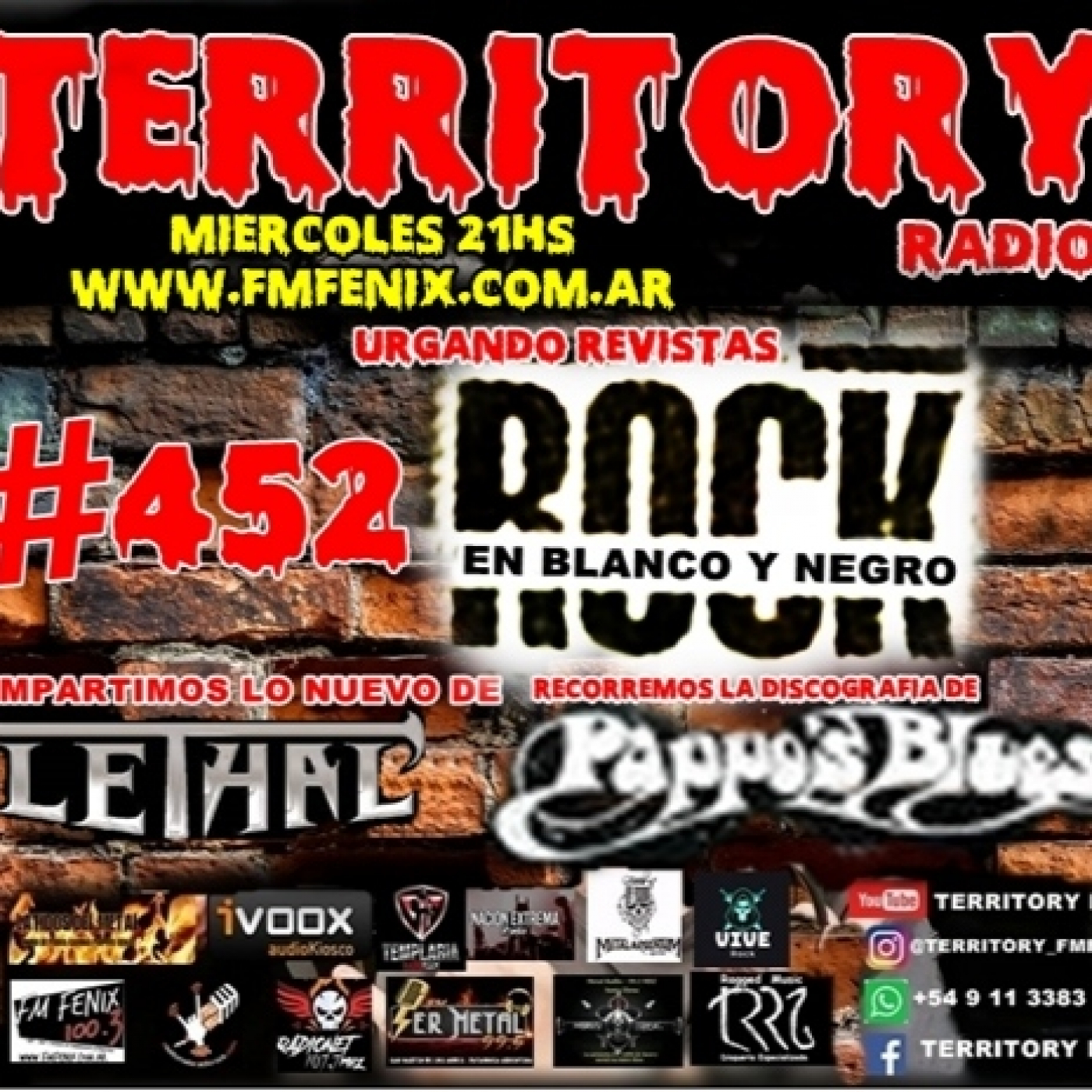 TERRITORY RADIO #452 (27-09-2023) LETHAL - LITO PARED episode artwork