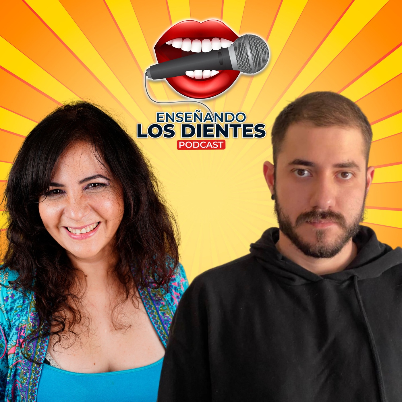 Enseñando los dientes