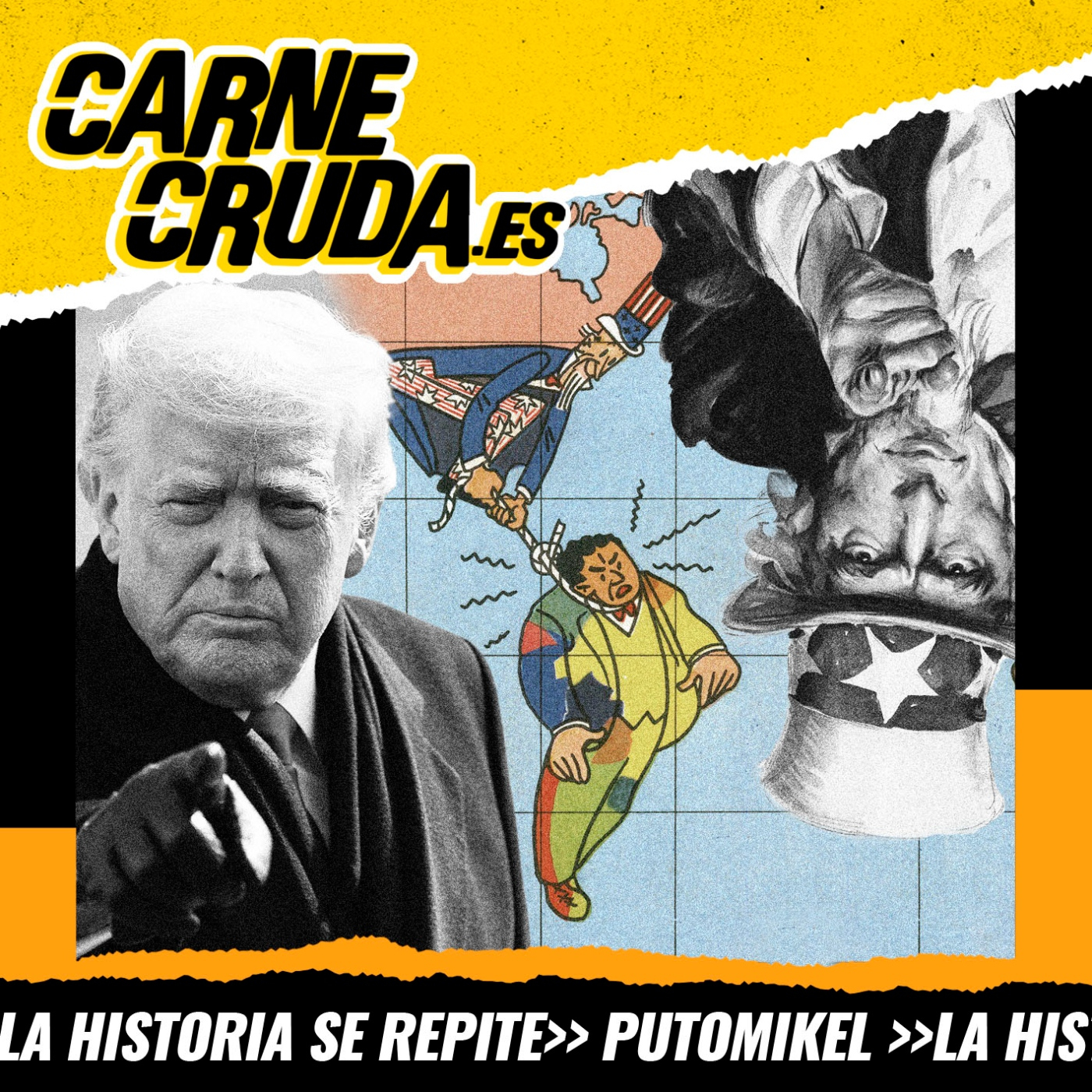 América no es EEUU: dos siglos de imperialismo yanqui (PUTO MIKEL - CARNE CRUDA #1612)