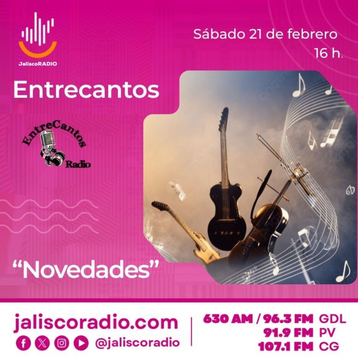 Programa Entrecantos 21 de febrero, 2026: "Novedades" episode artwork