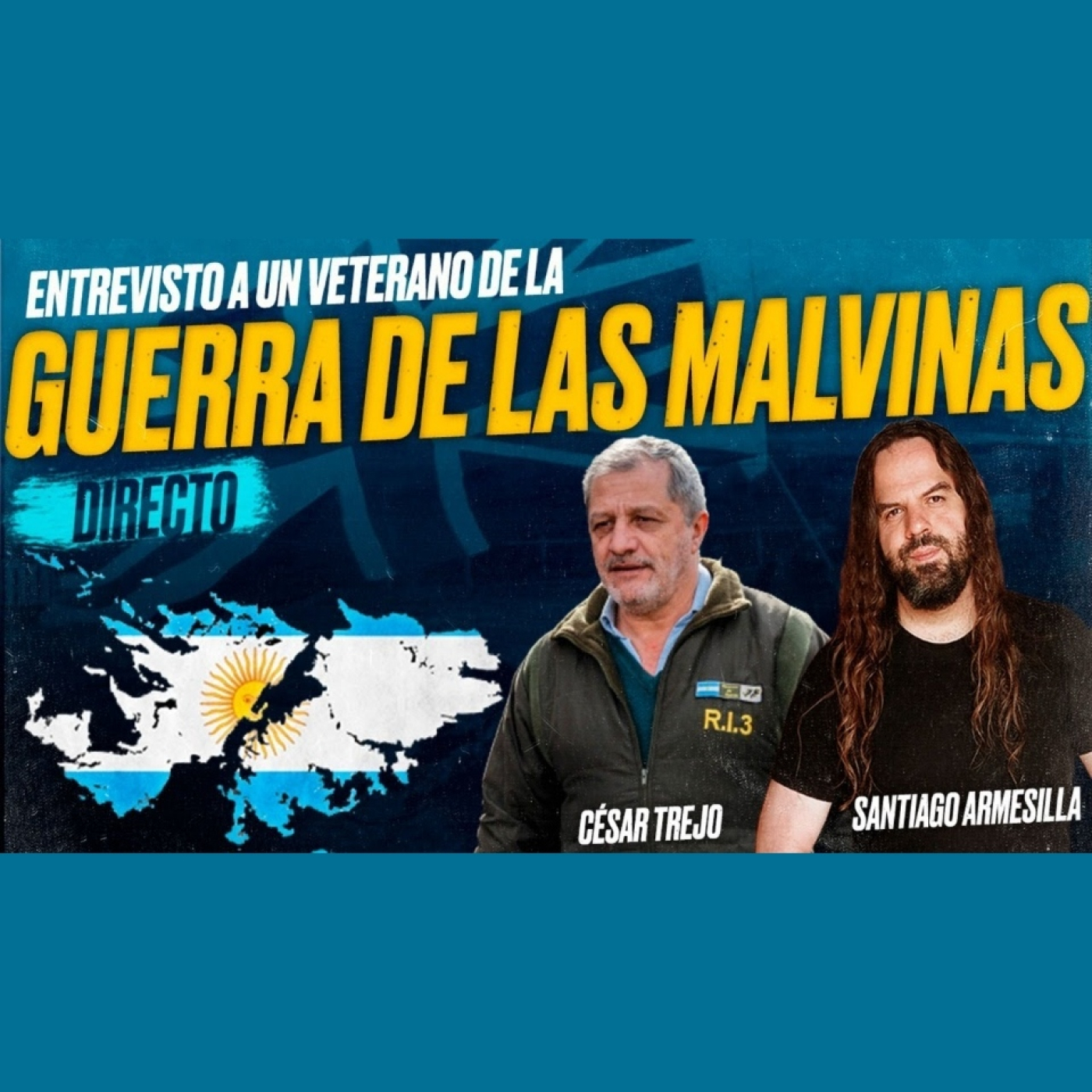 Entrevisto a un VETERANO de la Guerra de las MALVINAS [César Trejo y Santiago Armesilla]