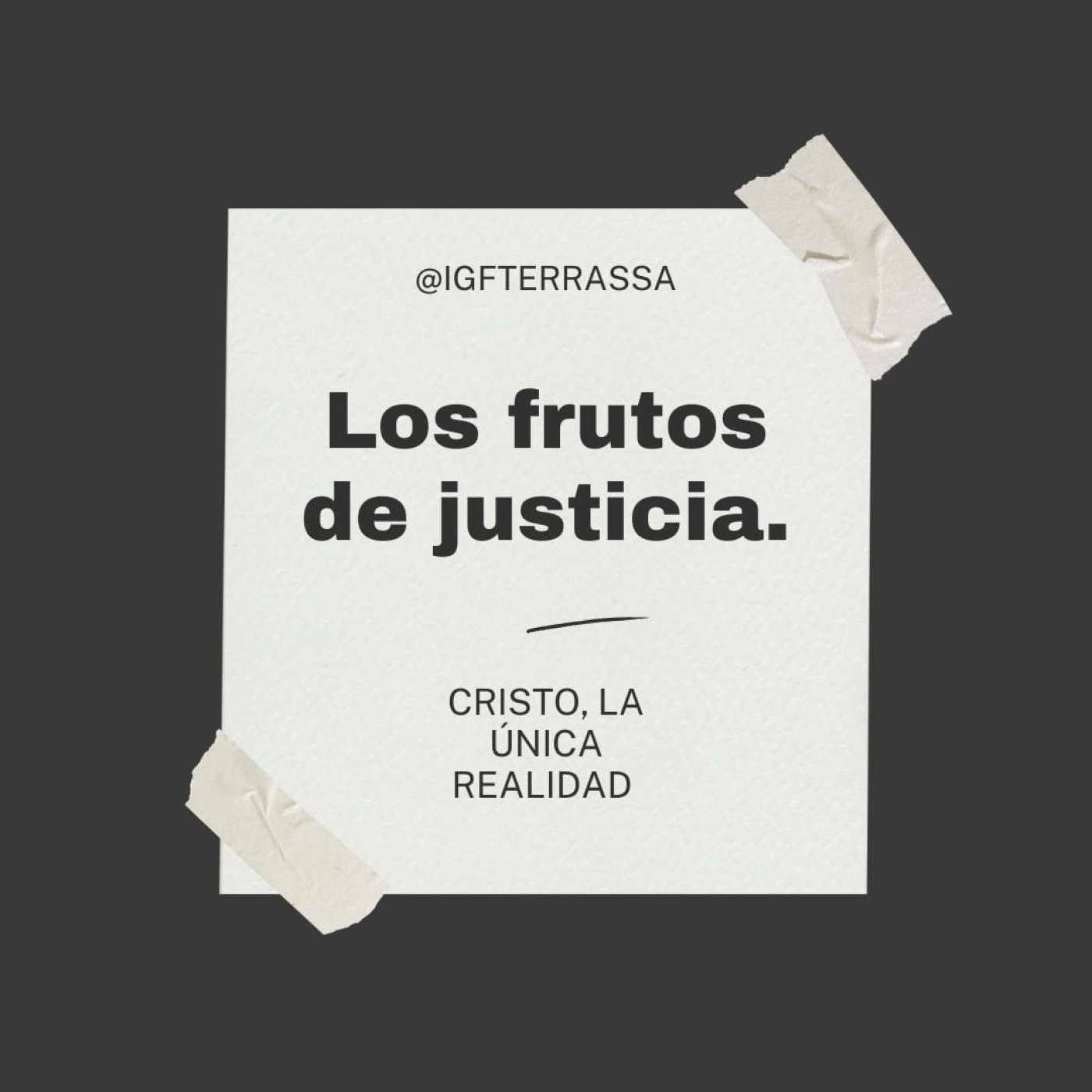 Frutos de justicia (Cristo la Única Realidad 25) - Pastor Kenneth Solá episode artwork