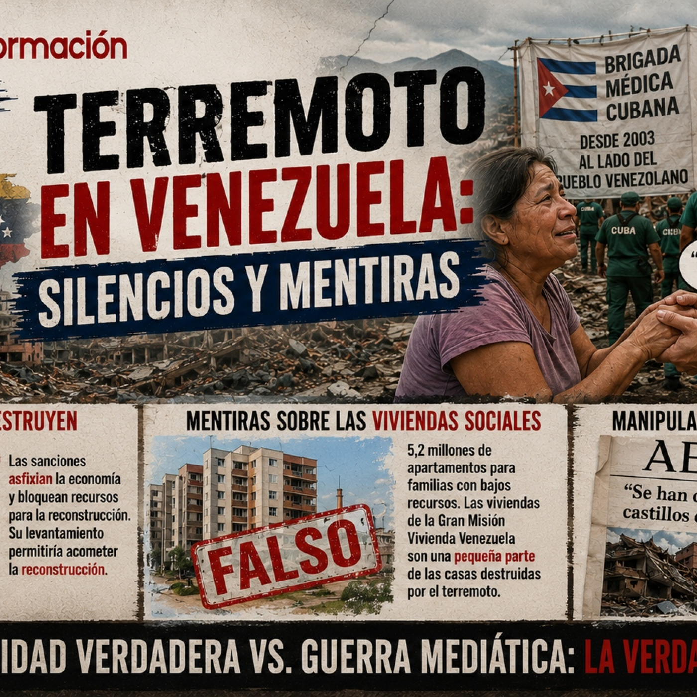 Terremoto en Venezuela: silencios y mentiras