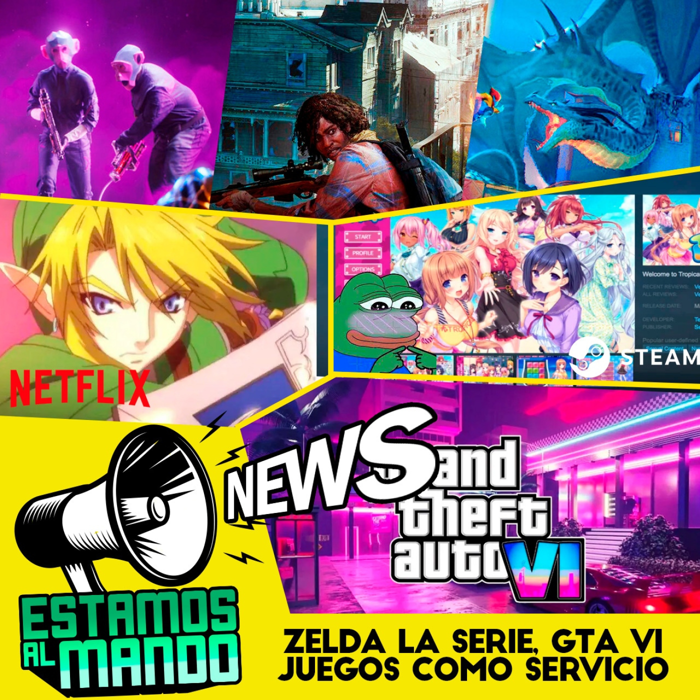 EAM 6-23 -Noticias- GTA 6 al fin, Zelda la película, Steam cubre payaringas