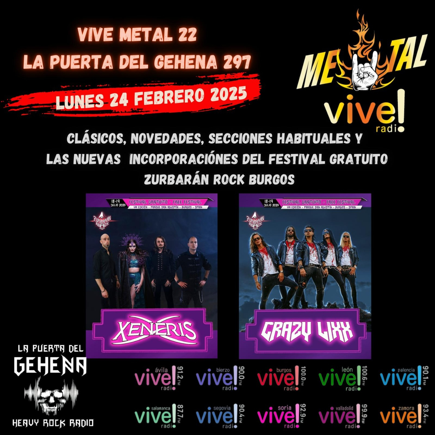 VIVE METAL Y LA PUERTA DEL GEHENA