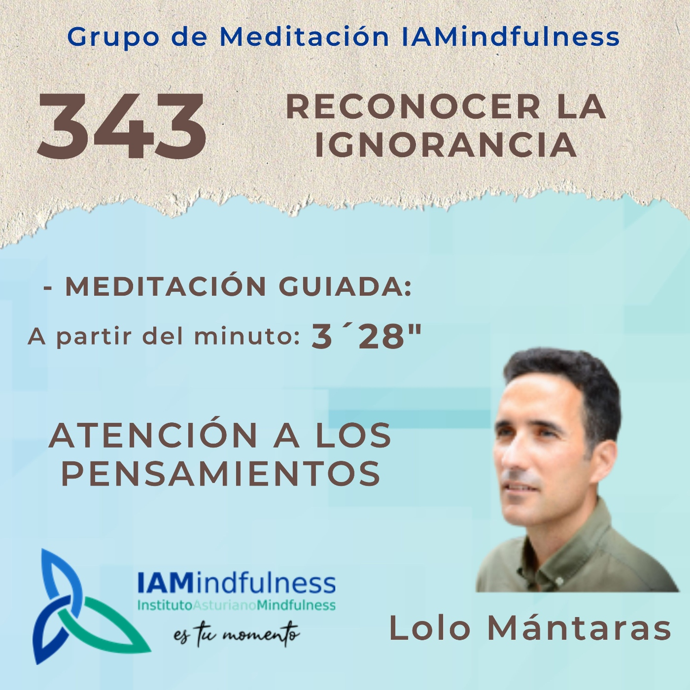 S343 RECONOCER LA IGNORANCIA - ATENCIÓN A LOS PENSAMIENTOS episode artwork