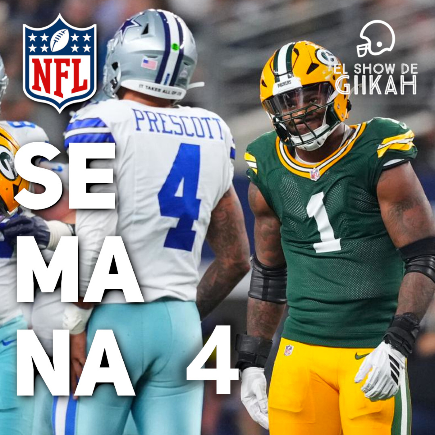 Semana 4 de la Temporada Regular NFL 2025 | El Show de Giikah - NFL desde la barra del bar episode artwork