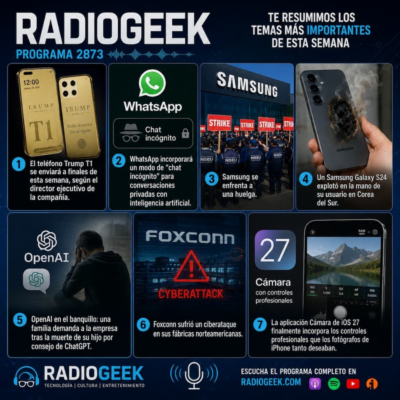 Radiogeek 2873 - WhatsApp incorporará un modo de "chat incógnito"