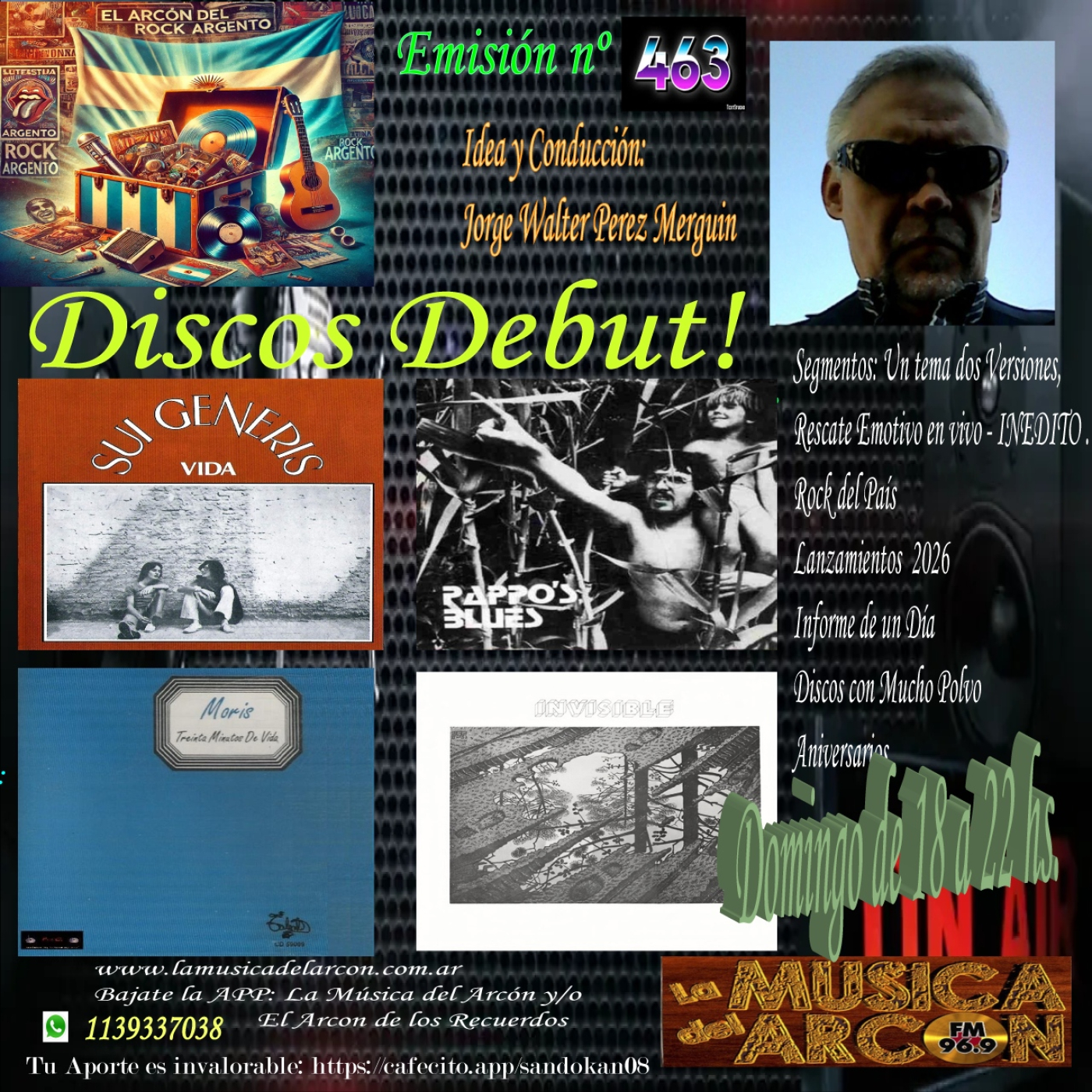 El Arcon del Rock Argento - Emision nº 463 - Discos Debut episode artwork