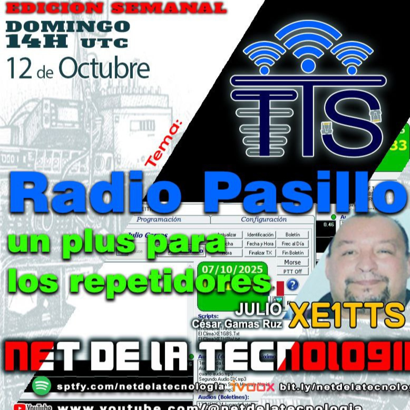 #503 Radio Pasillo por XE1TTSJulio Cesar episode artwork