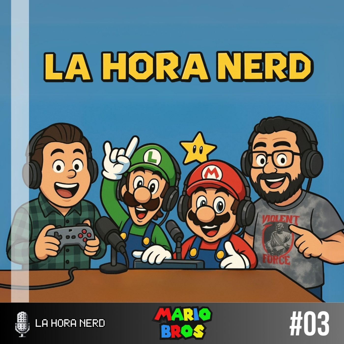 La Hora Nerd #03‐ Mario Bros episode artwork