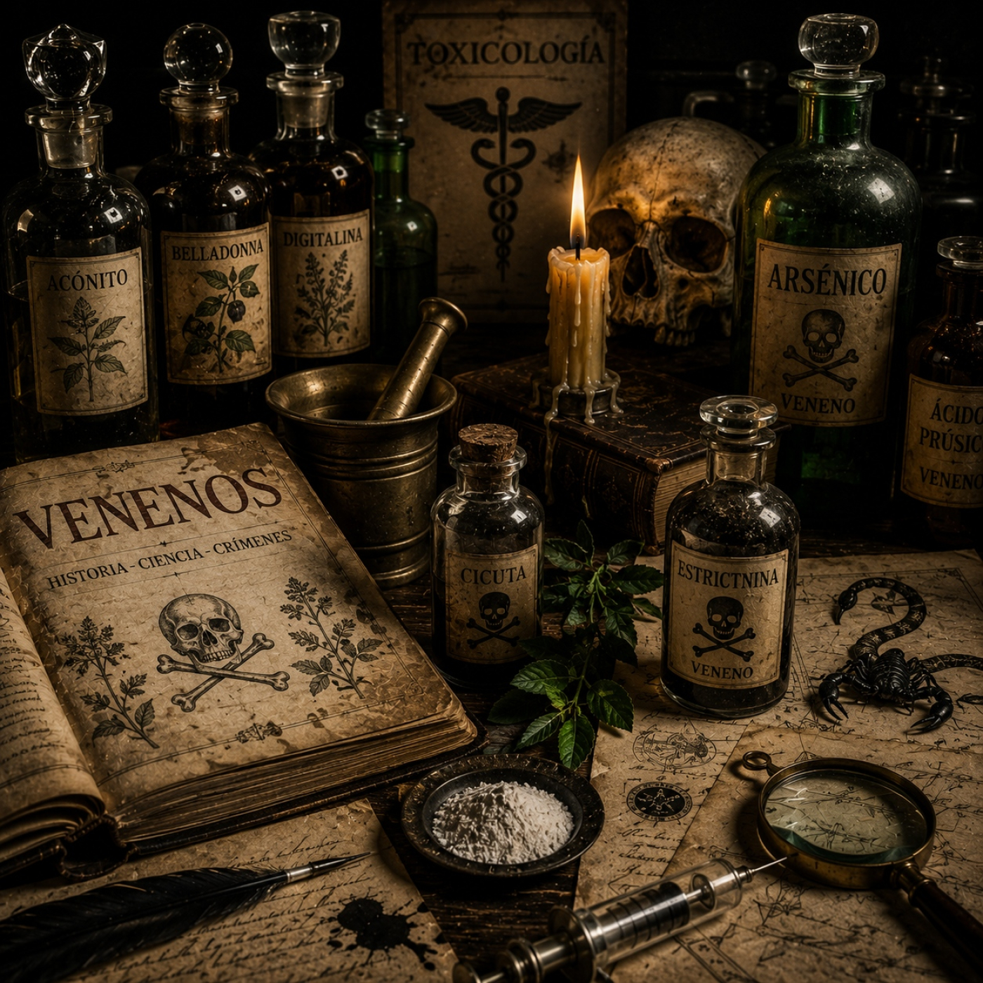 Voces del Misterio DEBATE: Venenos: crímenes, tóxicos y muertes misteriosas a lo largo de la Historia