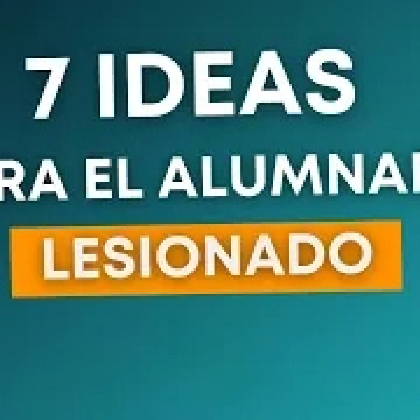 7 ideas para el alumno LESIONADO episode artwork