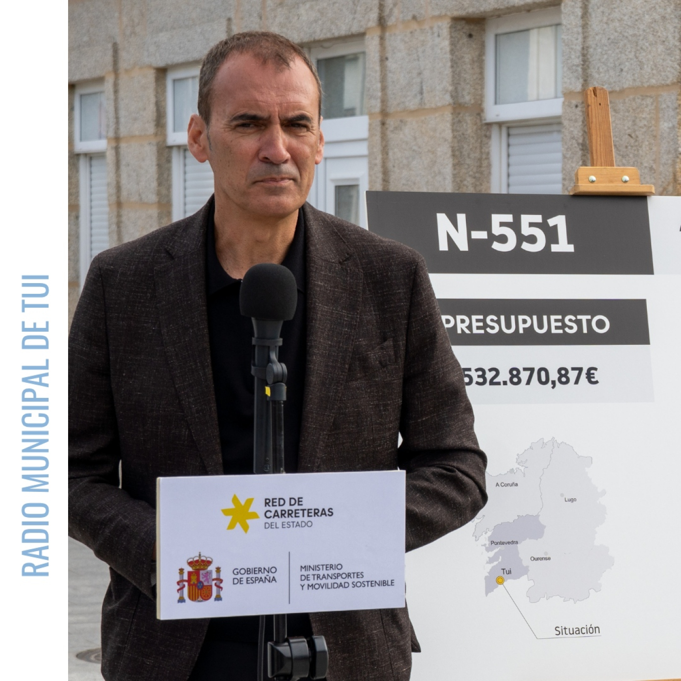 Ent. Enrique Cabaleiro, alcalde de Tui - Obras Avda Portugal e outras episode artwork