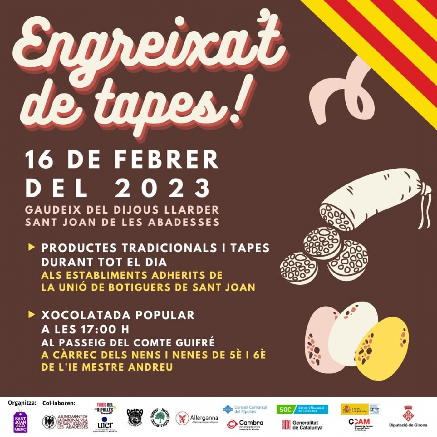 Productes típics, tapes i xocolatada, la recepta del dijous llarder de la Unió de Botiguers episode artwork