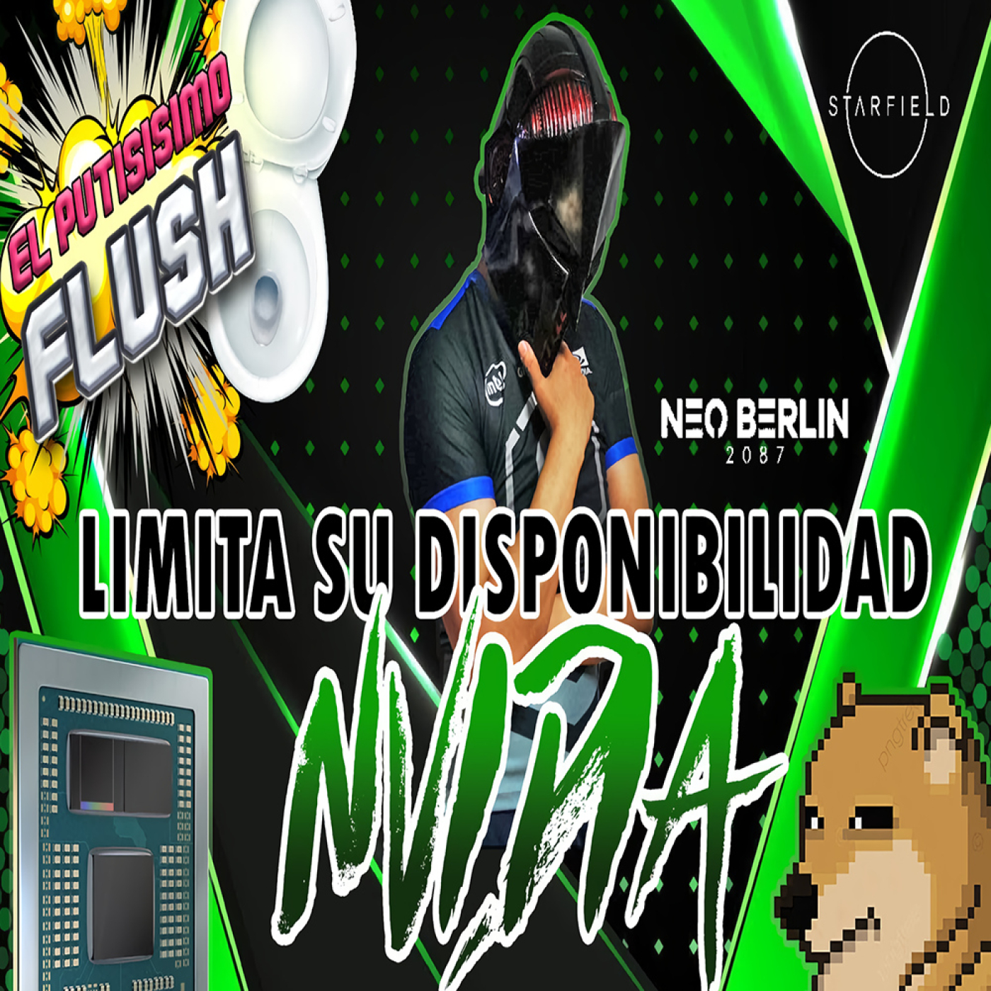 El Flush : Poca Disponibilidad, Neo Berlín 2087, Fallas Térmicas AMD, Ryzen 9 7945HX3D, Adiós RDNA 4