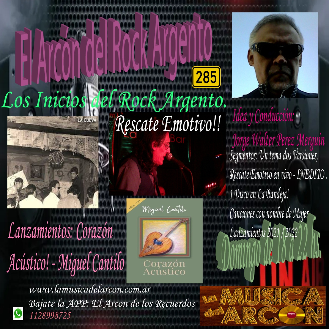 El Arcon del Rock Argento - Emision nº 285 Inicios - 24-04-2022 episode artwork