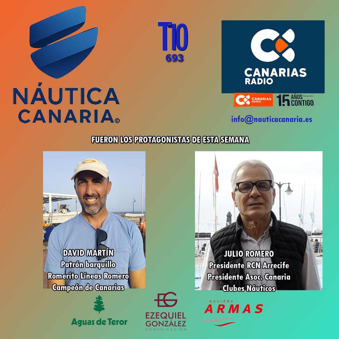 NÁUTICA CANARIA- La Radio Canaria.- T10 - 693.- Entrevistamos a David Martín y Julio Romero episode artwork