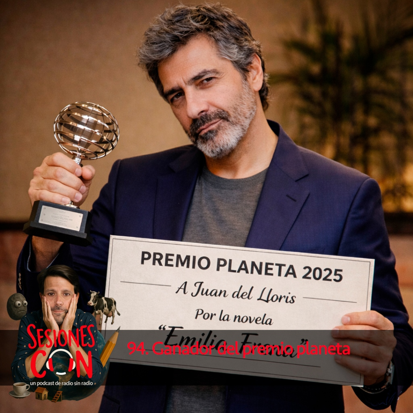 Ganador del premio Planeta "necesitaba contar cómo la escribí en realidad" episode artwork