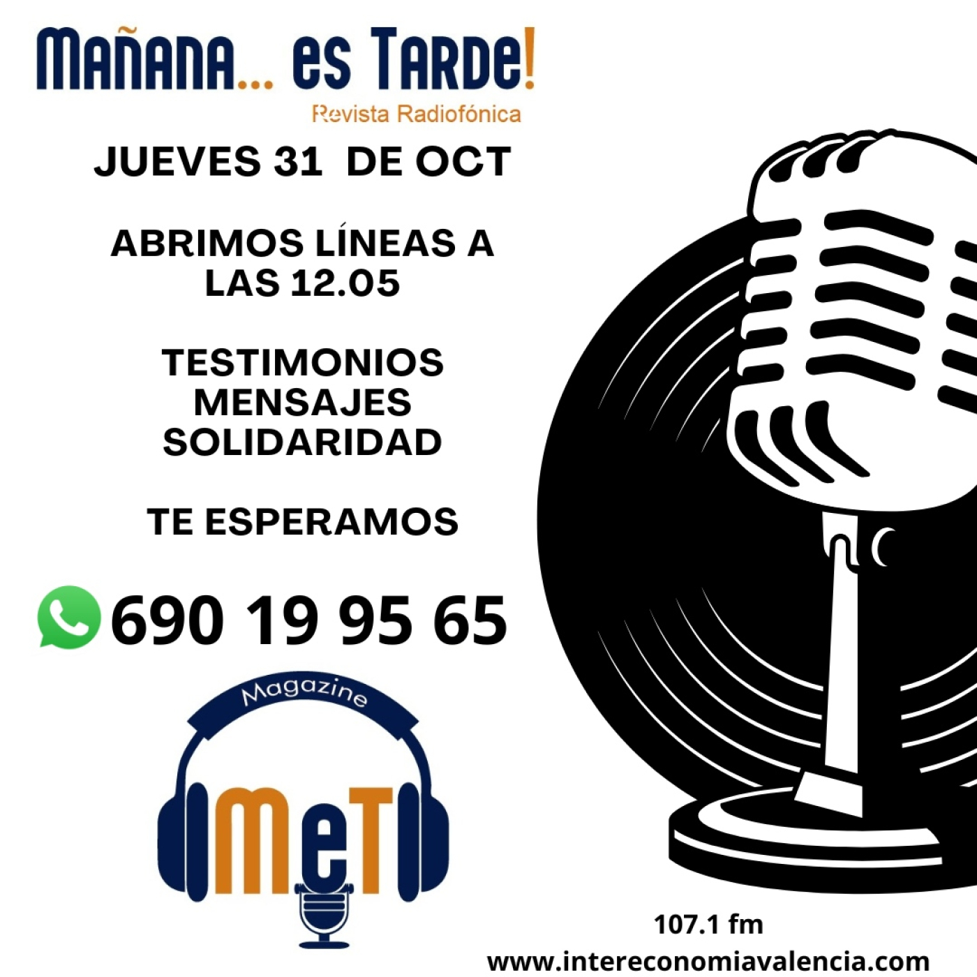 MAÑANA ES TARDE!!! MET