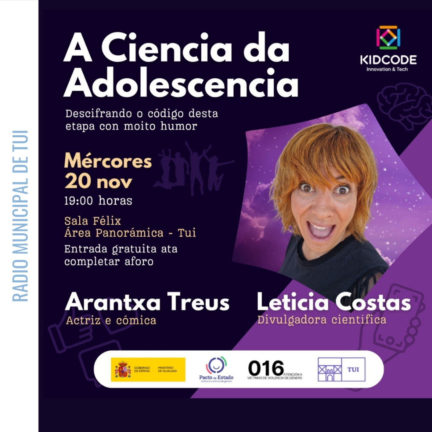 Ent. Leticia Costas, divulgadora científica | Charla "A ciencia da adolescencia" episode artwork