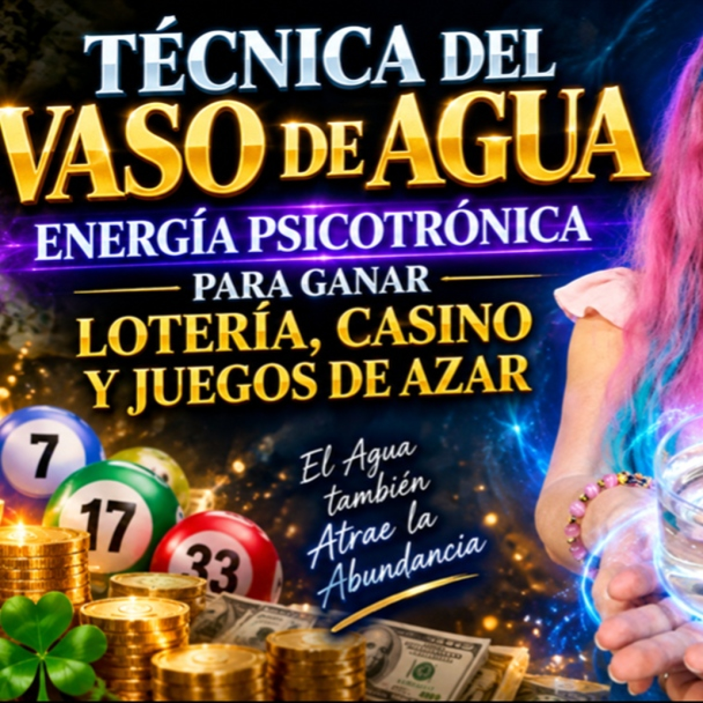 UN RINCON MAGICO - TECNICA DEL VASO DE AGUA: ENERGIA PSICOTRONICA PARA GANAR LOTERIA, CASINO Y JUEGOS DE AZAR episode artwork