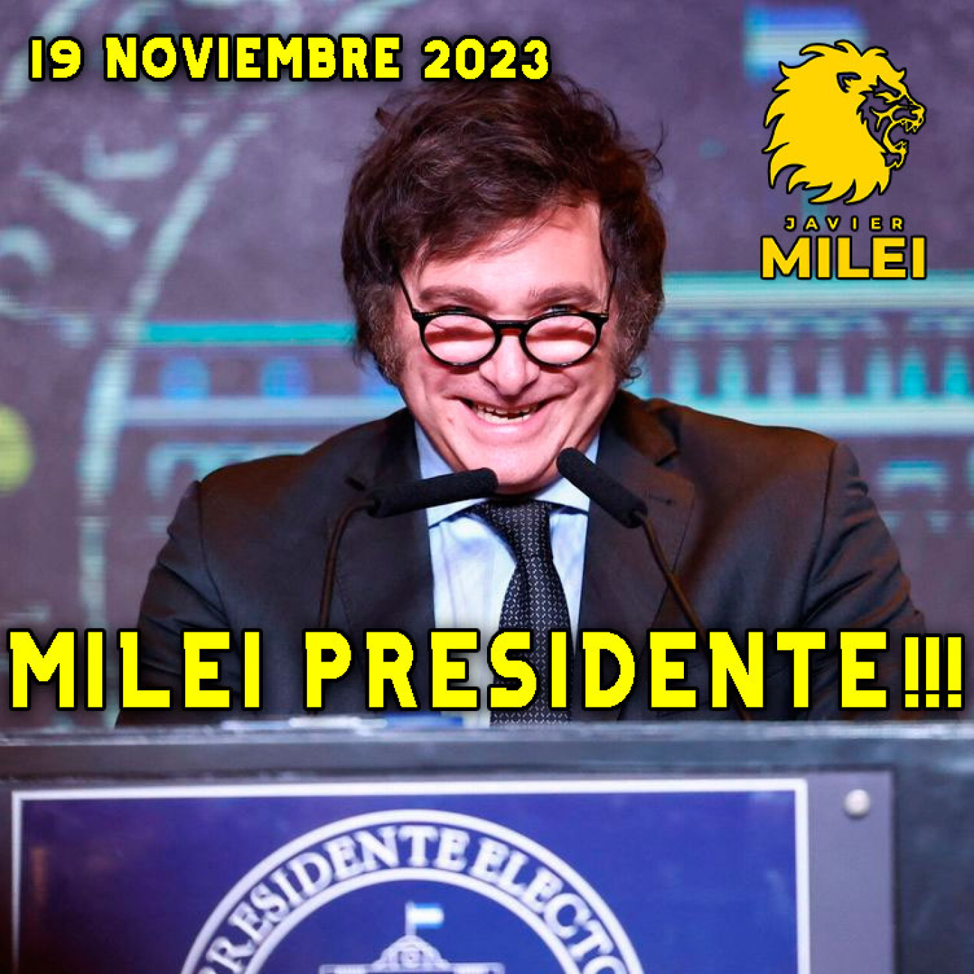 cover of episode Audios Javier Milei. ¡¡¡Discurso de Javier Milei al ser Elegido Presidente de la Argentina!!!
