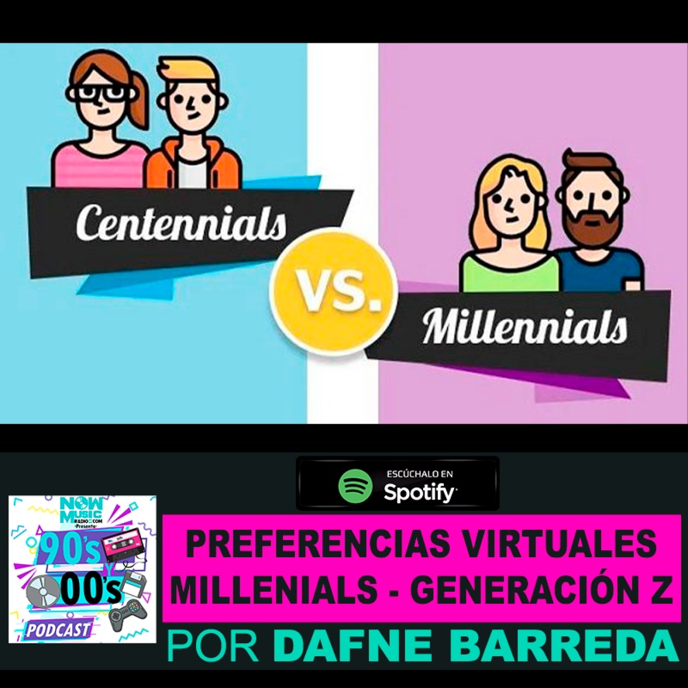 Preferencias virtuales de Millenials vs Gen Z