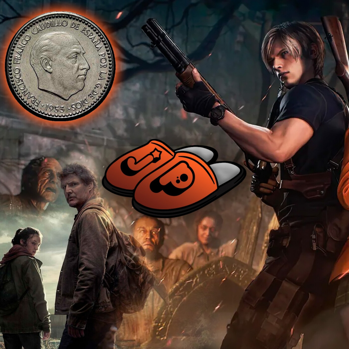 Jueguicos y Pantuflas 4×07: Resident Evil 4 Remake, serie de The Last of Us episode artwork