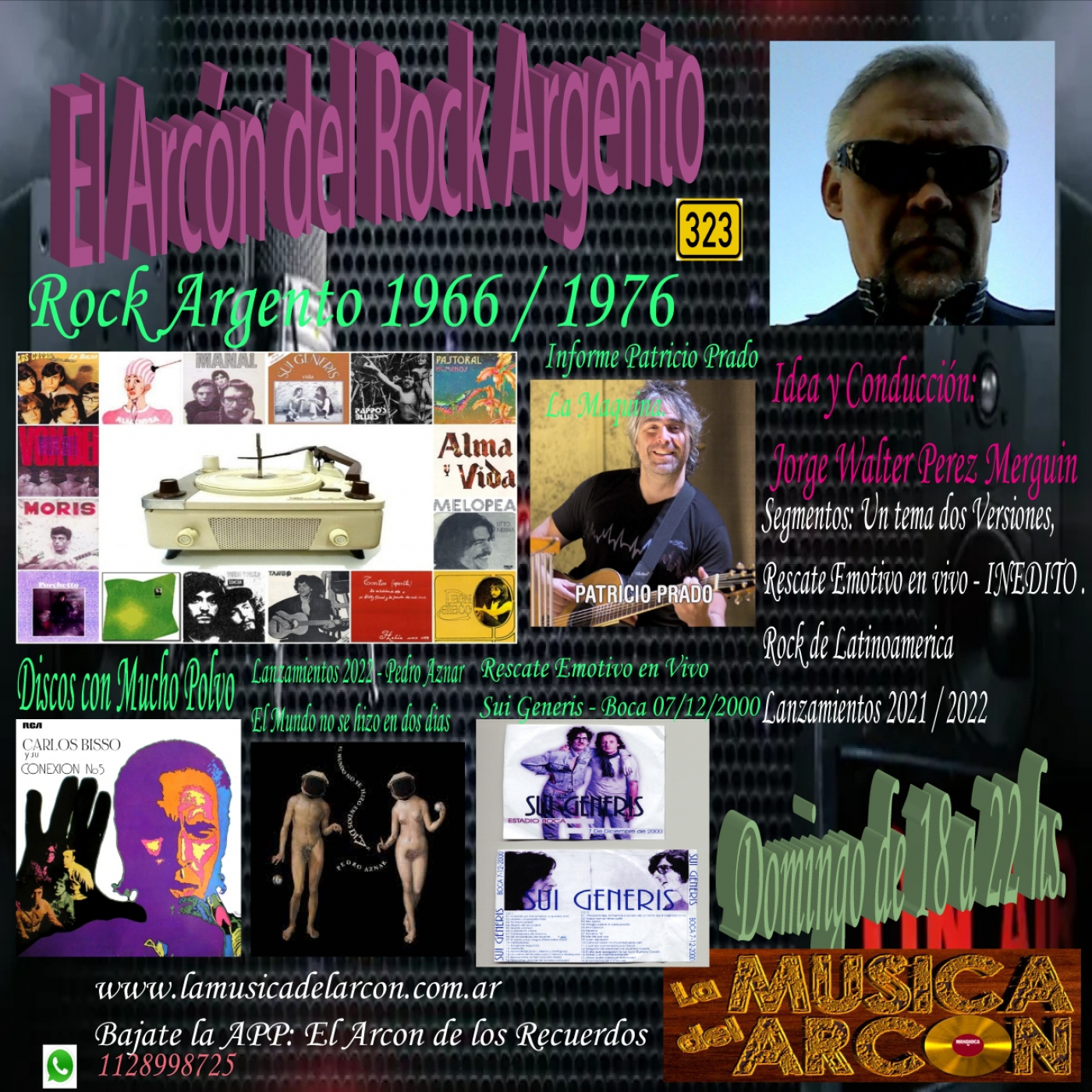El Arcon del Rock Argento - Emision nº 323 1966 a 1976 - 29-01-2023 episode artwork