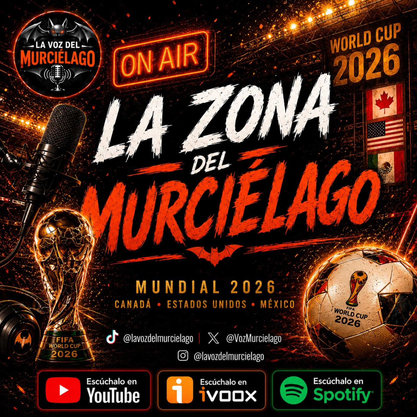 La zona del Murciélago programa especial - Rumbo al Mundial ⚽️  (Parte 2) episode artwork