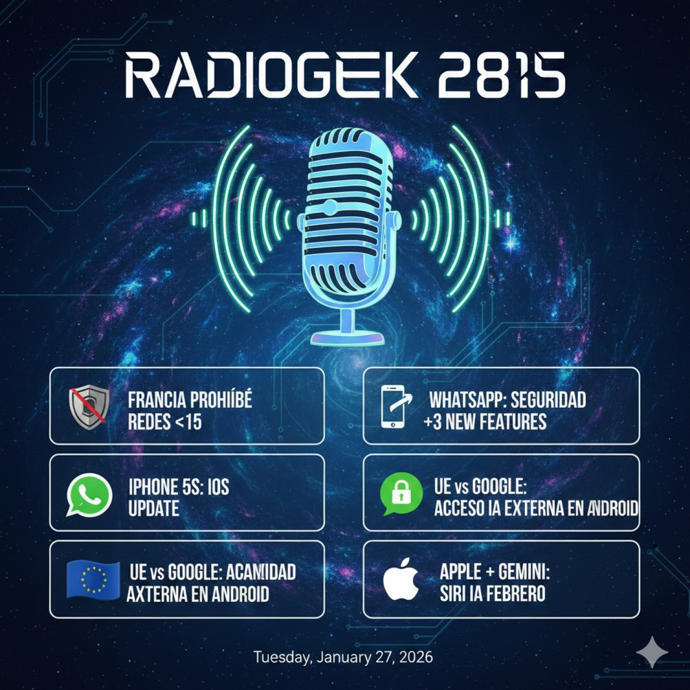 Radiogeek 2815 - Francia quiere prohibir las redes sociales a menores de 15 años