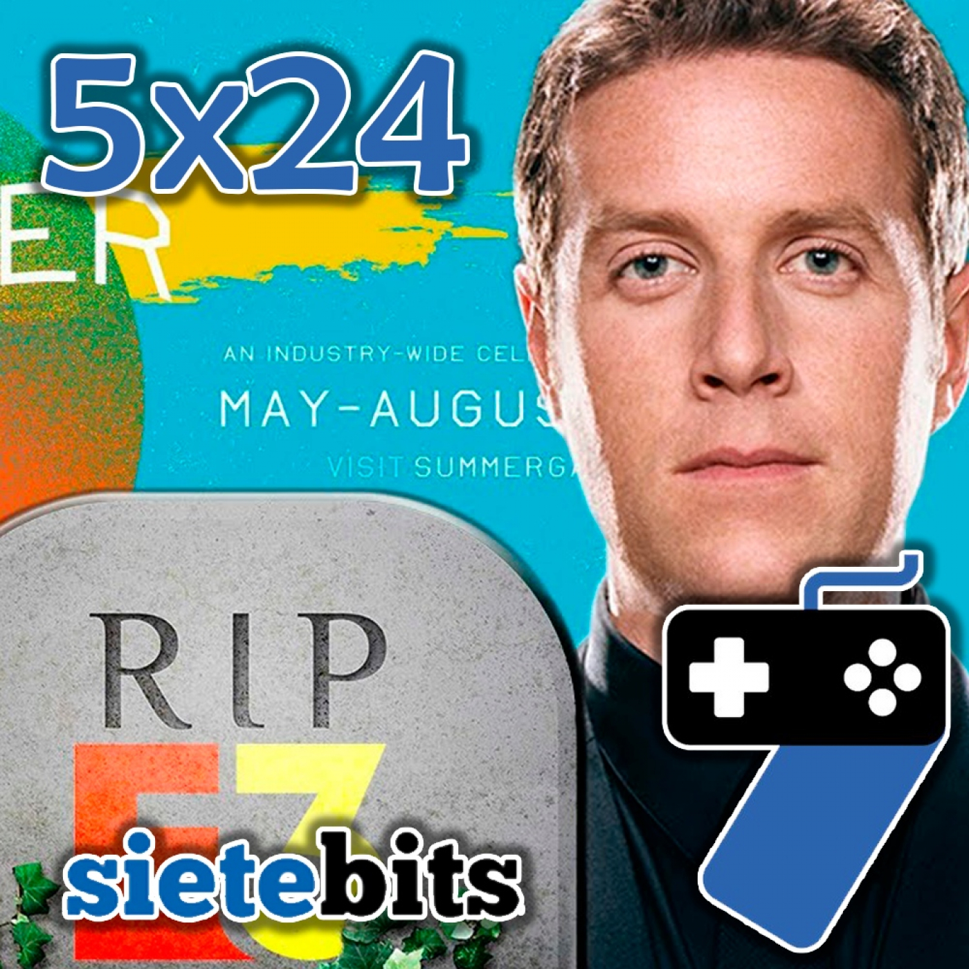 SieteBITS 5x23 | Actualidad con la morición del E3, la cosa de la nueva PSP tróspida, el RE4 petándolo y más episode artwork