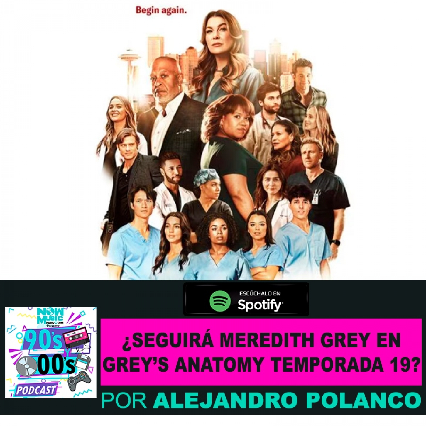 ¿Seguirá Meredith Grey en Grey's Anatomy, temporada 19?
