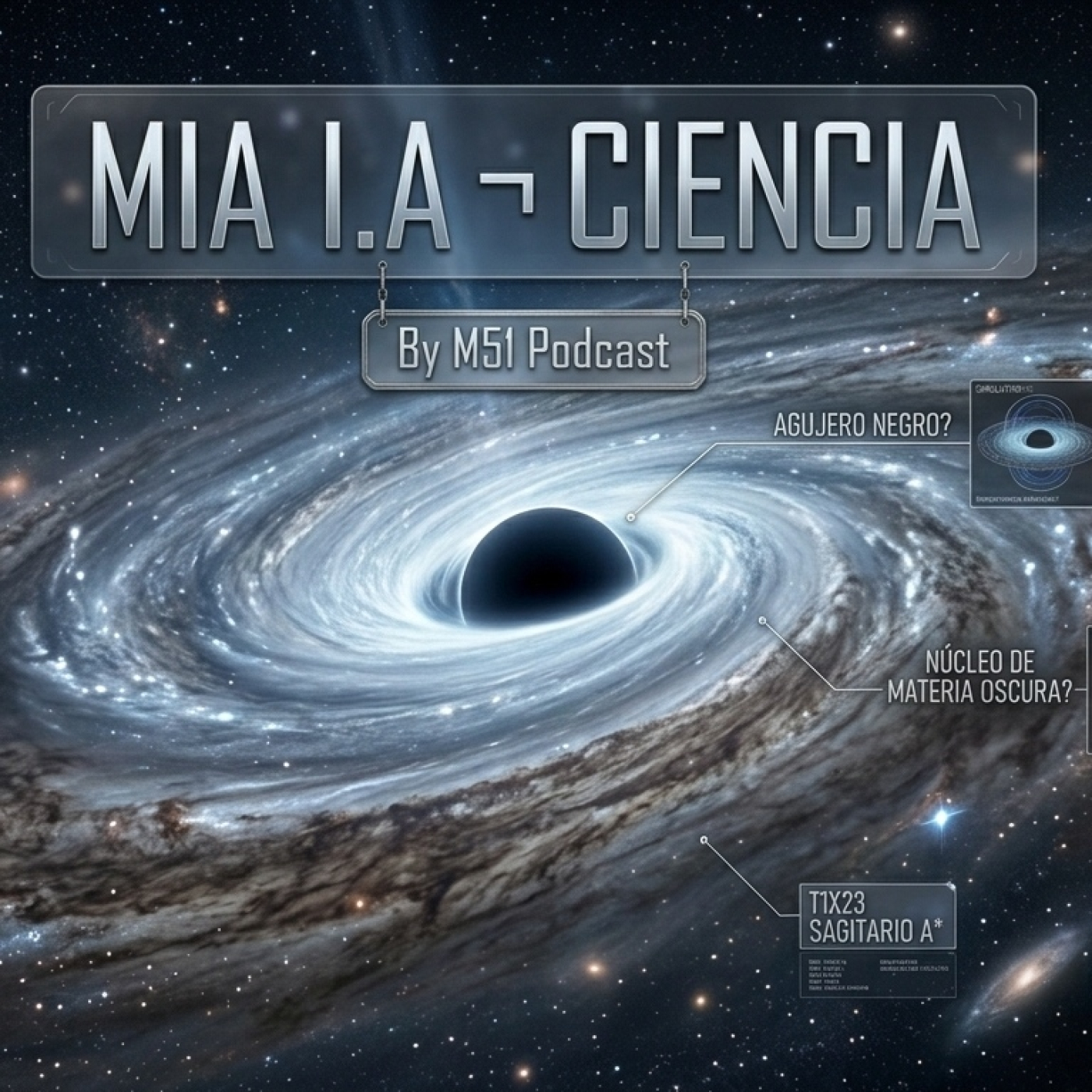 MIA T1X23 Sagitario A, Agujero negro o núcleo de materia oscura.