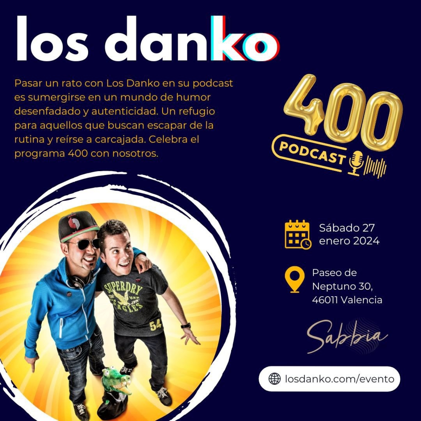 PROMO - Directo especial 400 programas en SABBIA (VALENCIA)