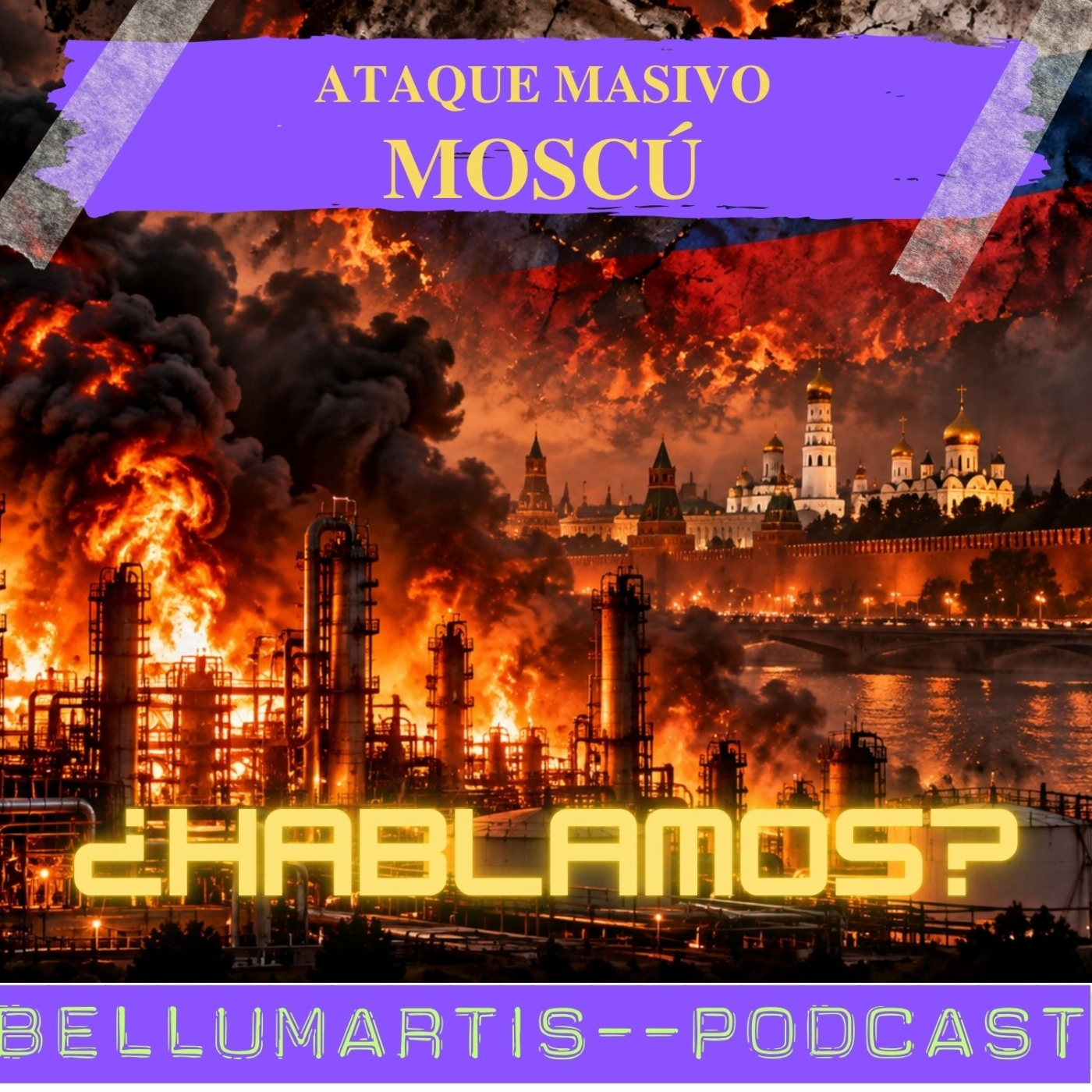 ATAQUE MASIVO SOBRE MOSCÚ: Ucrania golpea la refinería de la capital rusa. "VIVALDI" ¿HABLAMOS?