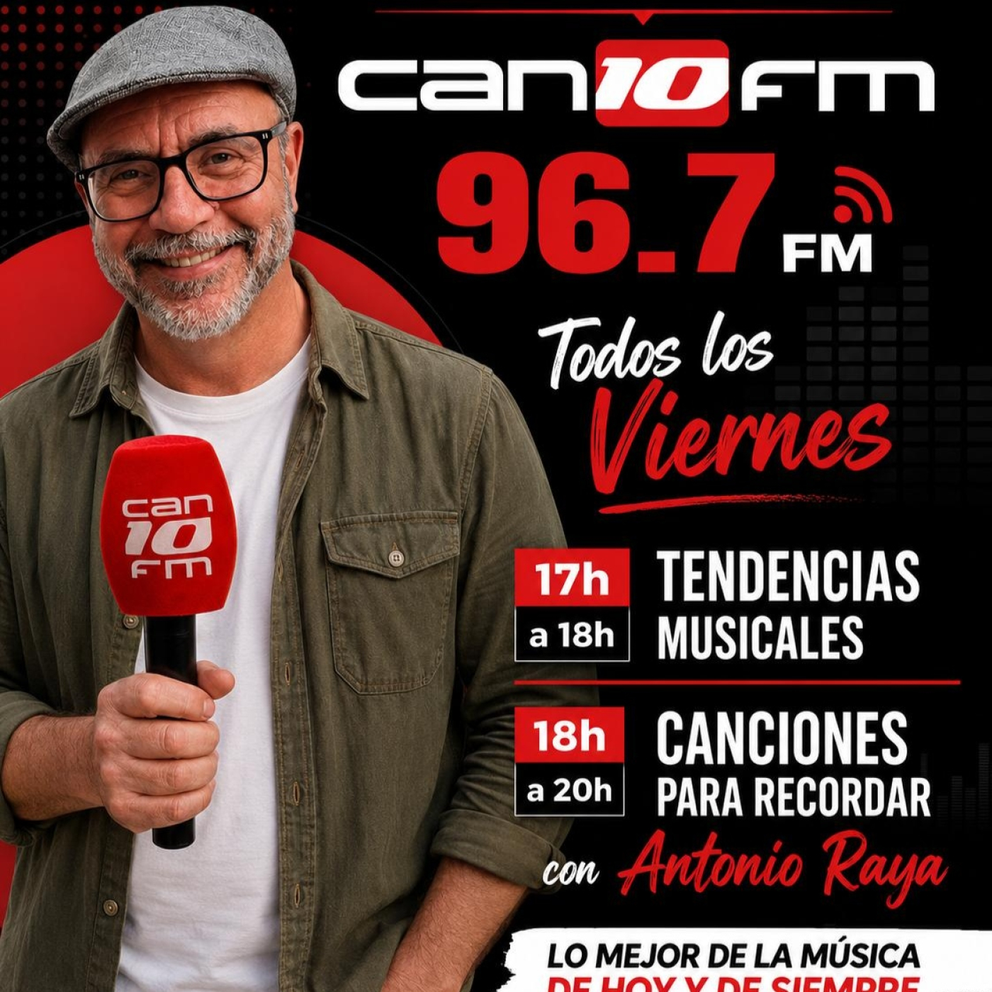 Tendencias Musicales y Canciones Para Recordar con Antonio Raya 05/06/2026 candeufm.com episode artwork