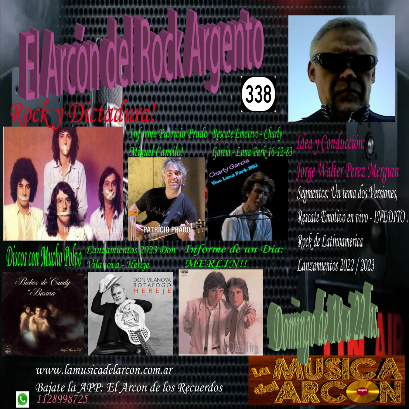 El Arcon del Rock Argento - Emision nº 338 Rock y Dictadura - 21-05-2023 episode artwork