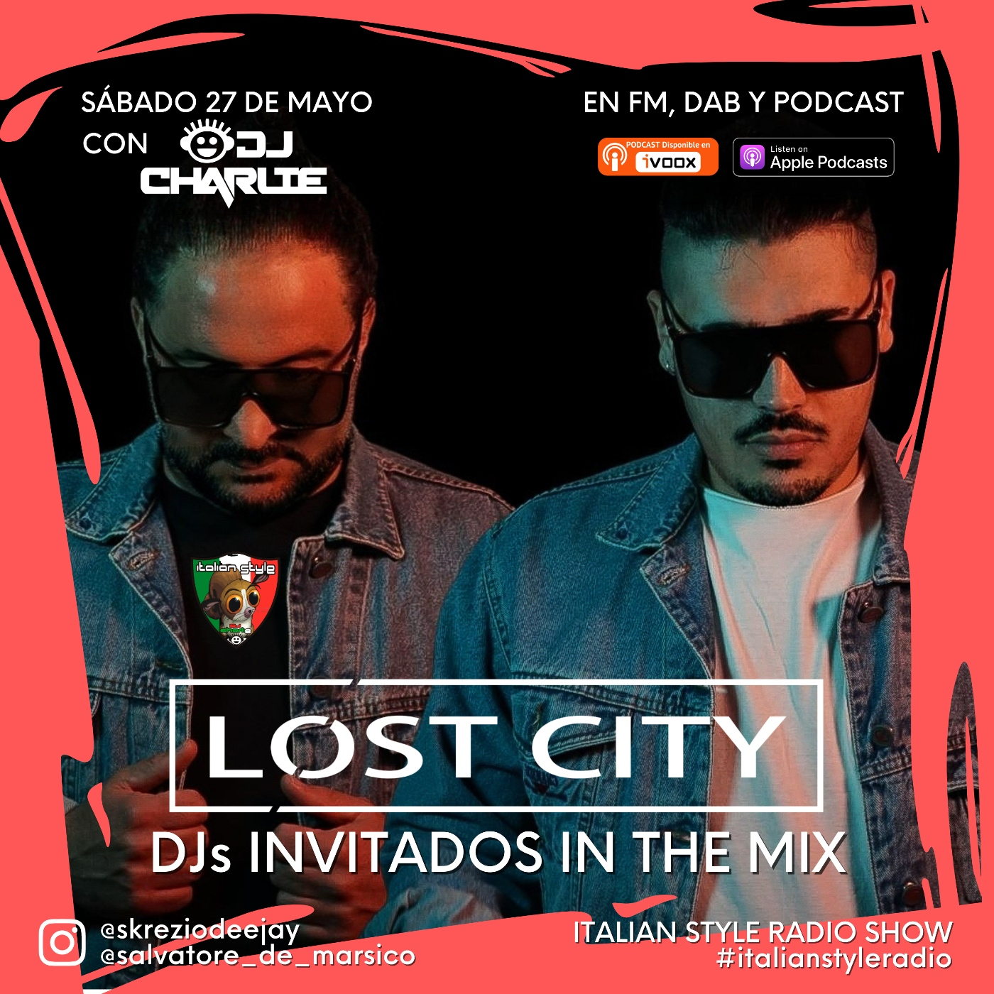 ITALIAN STYLE radio show 883 27-05-2023 episode artwork