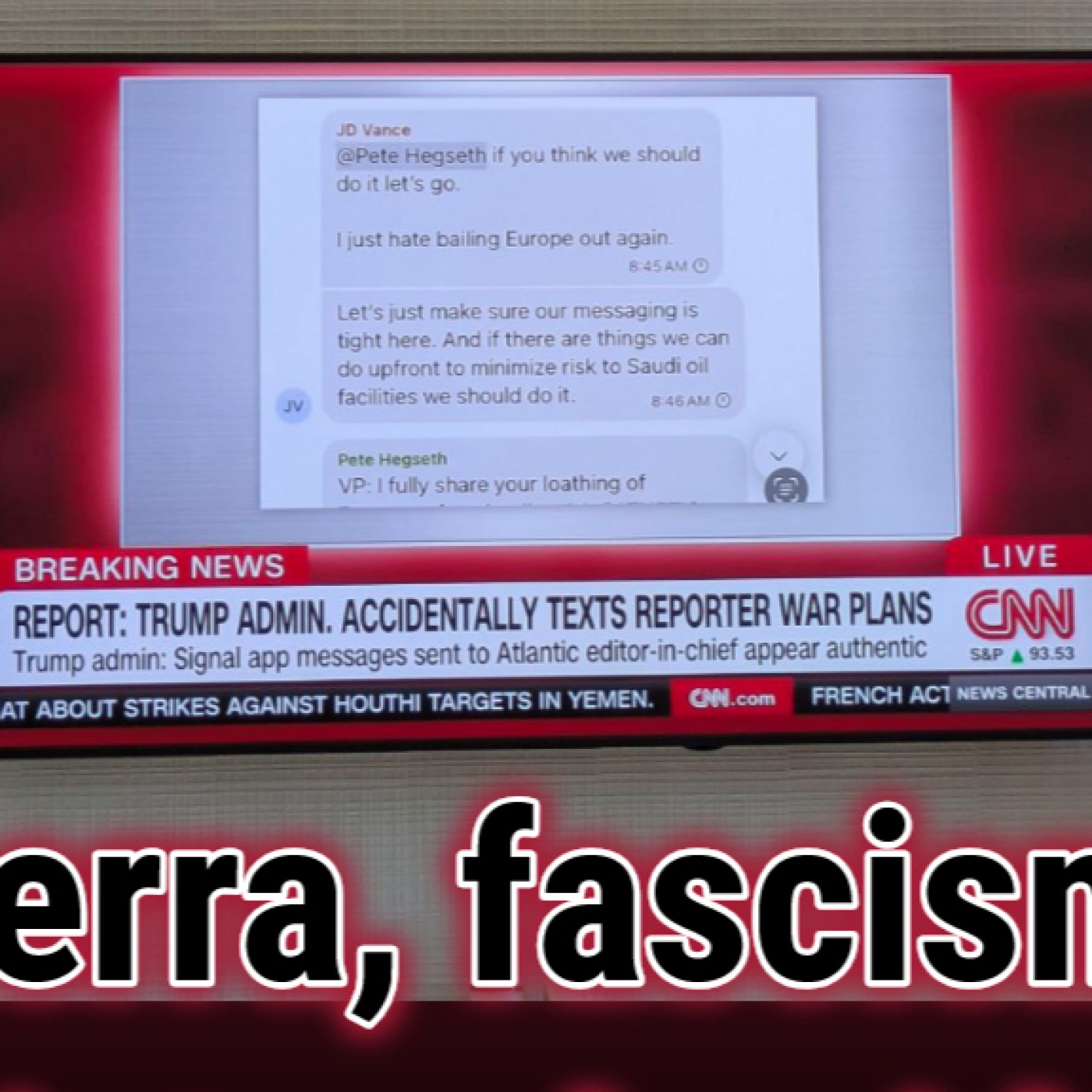 Guerra, fascismo y cintas de video