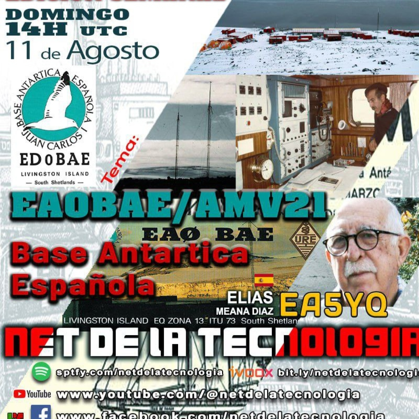 #457 La primera base antartica española ED0BAE por EA5YQ Elias Meana episode artwork