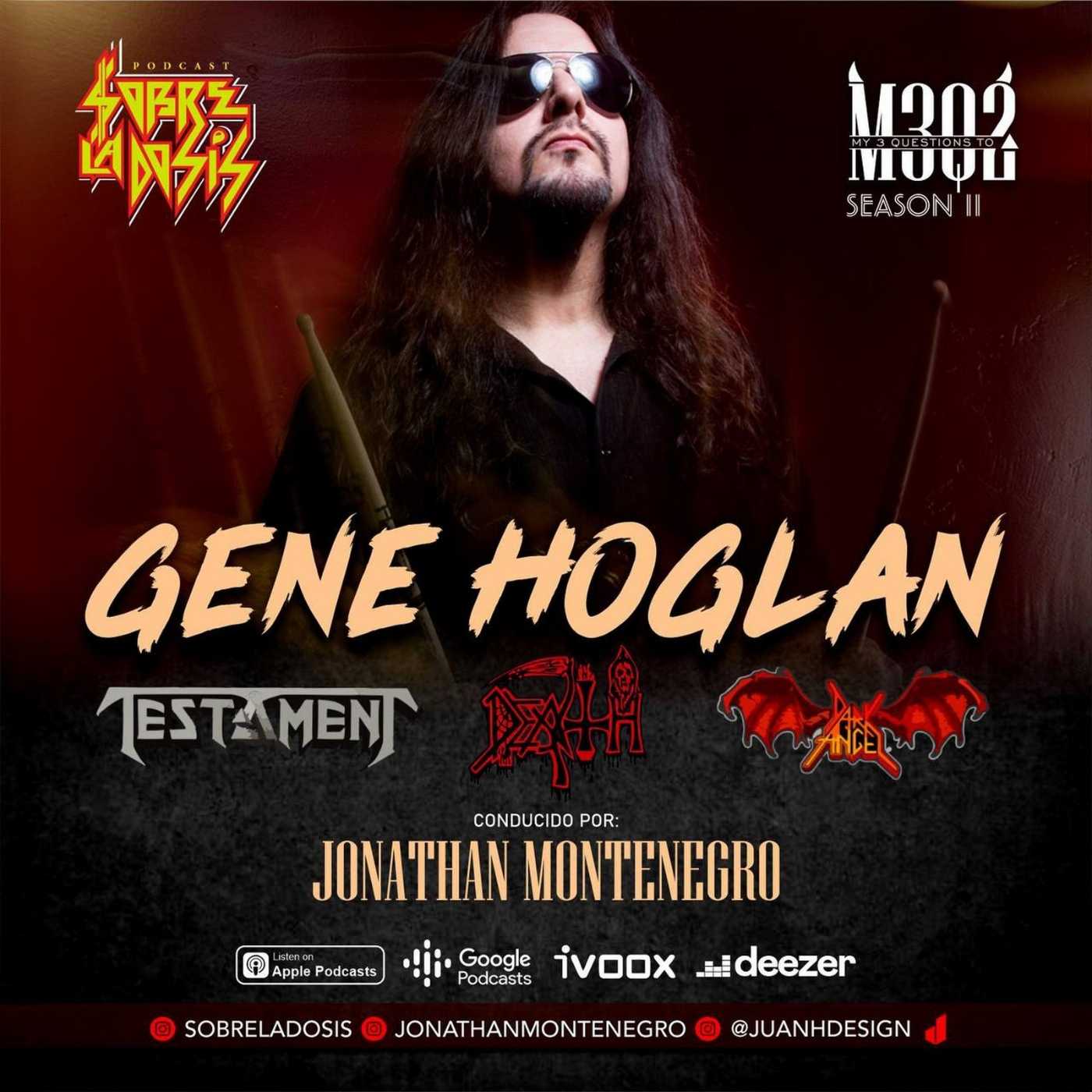 My 3 Questions To: Gene Hoglan (Dark Angel-Dethklok) episode artwork