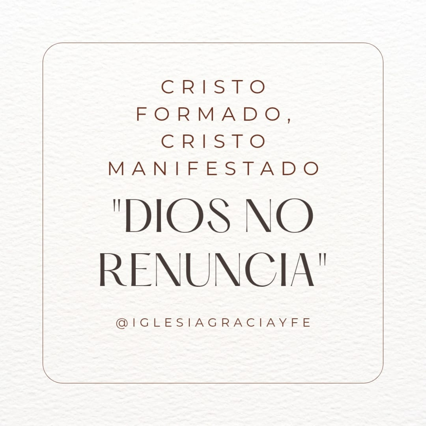 Dios no Renuncia (Cristo formado, Cristo manifestado 4) - Pastor Kenneth Solá episode artwork