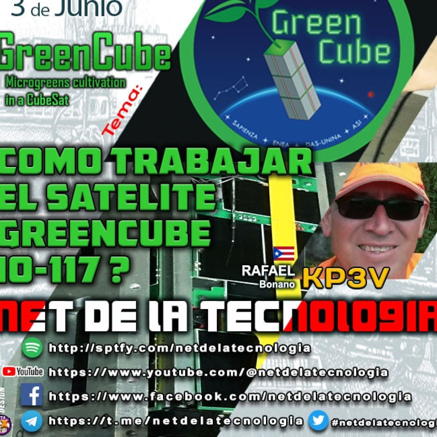 #415 Como trabajar el satelite Greencube por KP3V Rafael episode artwork
