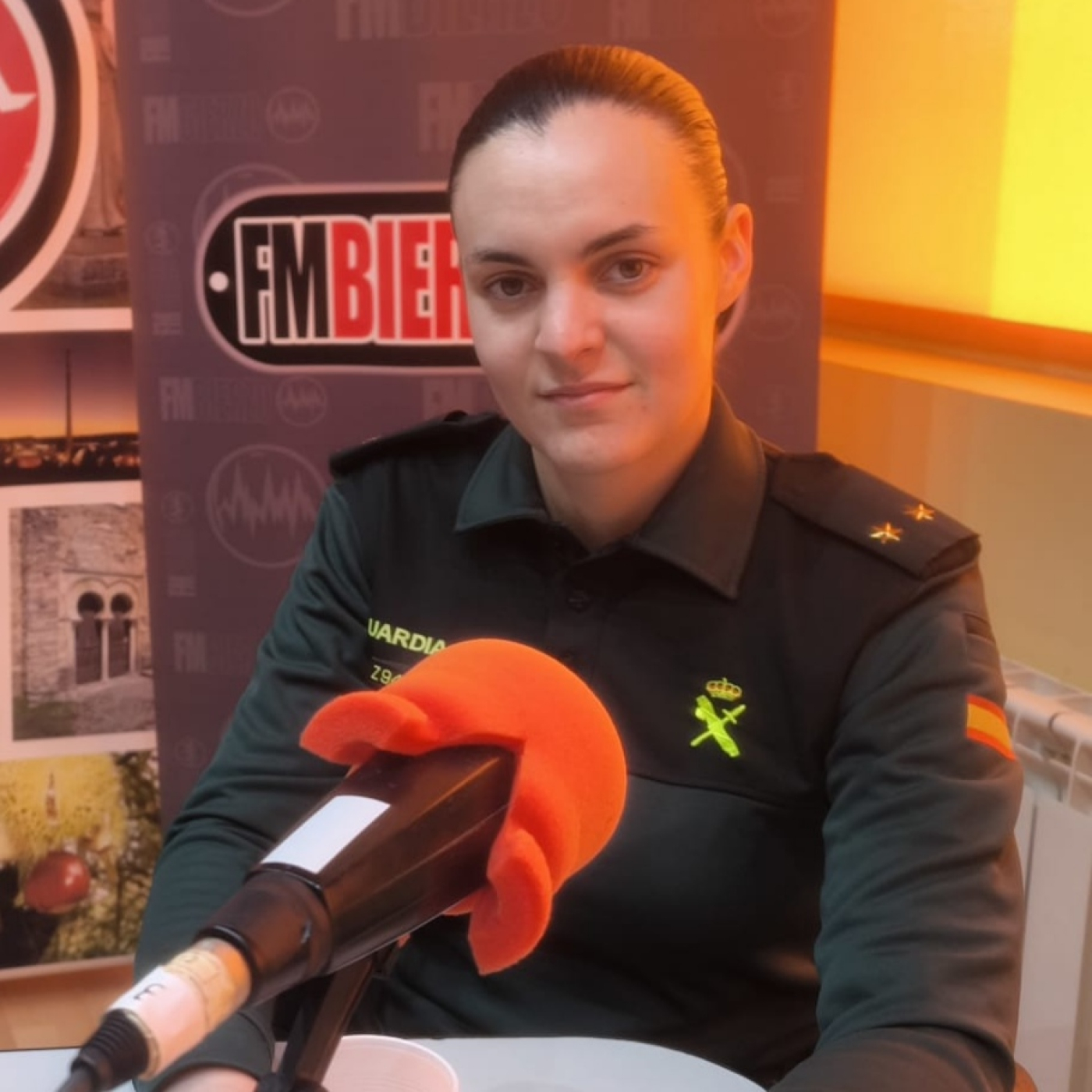 Julia García, es la teniente del acuartelamiento de la guardia civil de Bembibre y nos habló de sus responsabilidades