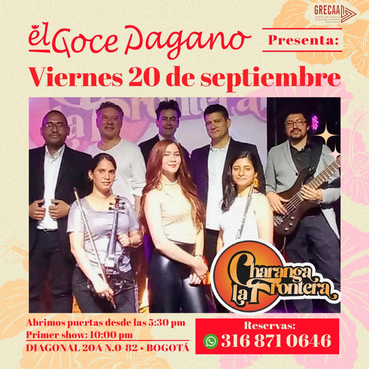 Sábado 14 de Septiembre, 2024 (Invitación Charanga la Frontera, Una hora con Cachao, Terrorismo musical)