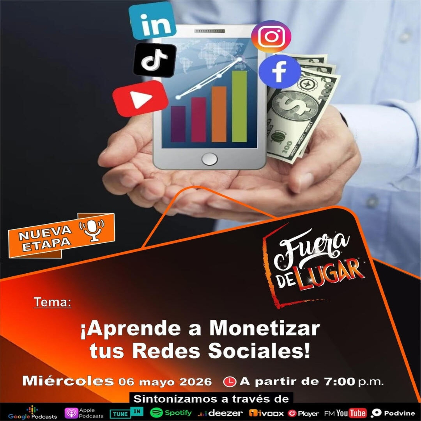 ¡Aprende a Monetizar tus Redes Sociales! episode artwork